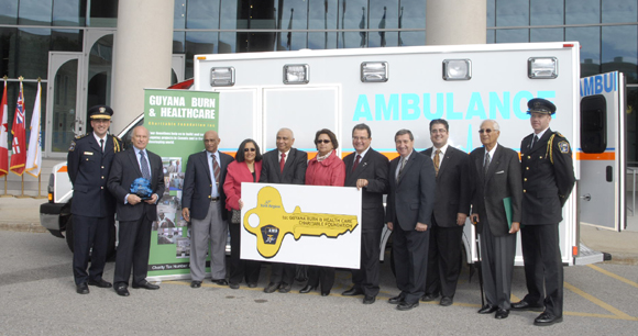 First donated ambulance